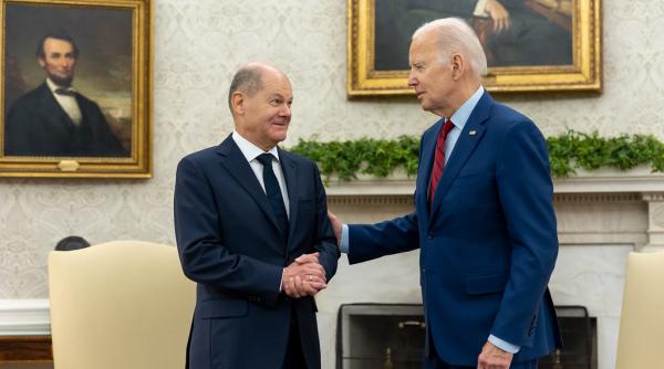 Joe Biden şi Olaf Scholz, întâlnire la Casa Albă. Tema, războiul dintre Rusia şi Ucraina