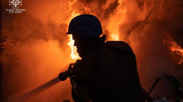 Incendiu la rafinăria Lukoil din Volgograd, după un atac cu drone