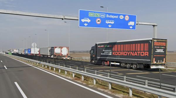 La Vama Borș II a devenit funcțională banda pentru camioanele înregistrate în UE