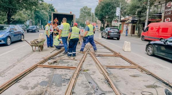 Încep lucrările la linia tramvaiului 5. Haosul se mută în nordul Capitalei