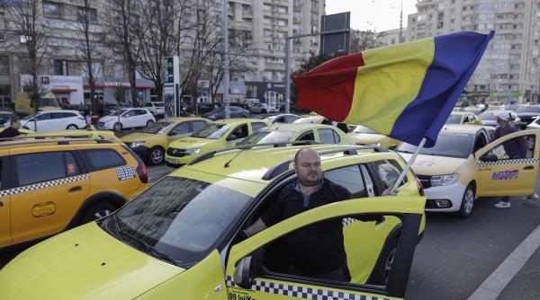 Nou protest al taximetriştilor, miercuri, în Bucureşti