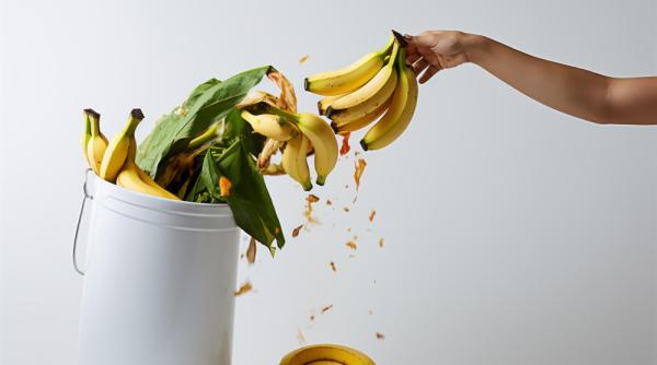 Studiu: Banii pe care românii îi aruncă zilnic la gunoi, prin risipa alimentară