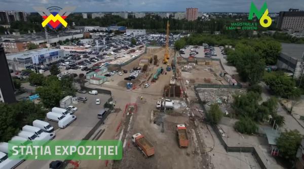 Lucrările la magistrala de metrou M6 avansează - Video