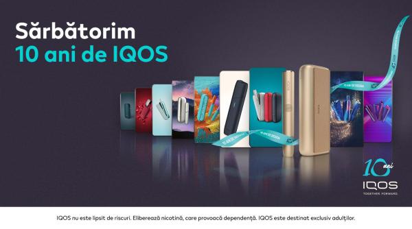 10 ani de IQOS! Philip Morris International aniversează 10 ani de călătorie către un viitor fără fum