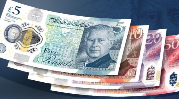 Bancnotele cu chipul regelui Charles au fost puse în circulație 