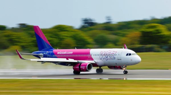 Wizz Air mută trei zboruri către Spania pe aeroportul Băneasa