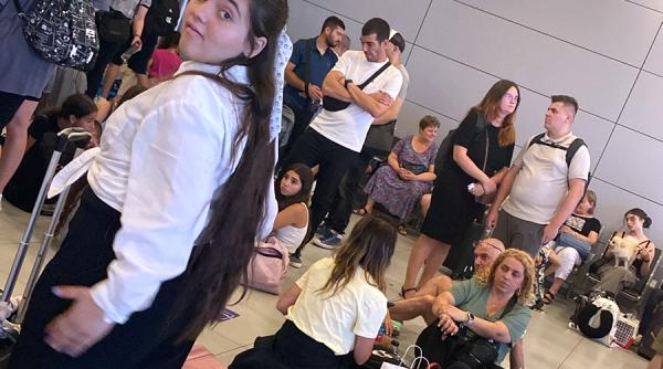 Haos pe aeroportul Otopeni, la mai mult de 24 de ore după pana Microsoft