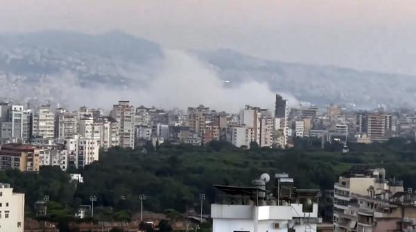 Israel bombardează Beirutul vizând un lider Hezbollah, reacție la atacul din Golan