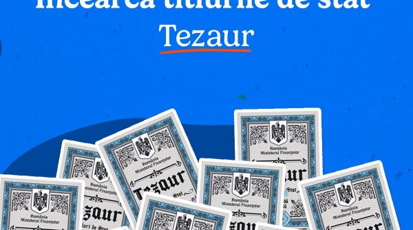 Oportunitate de investiţie. Luni începe o nouă ediţie Tezaur, cu dobânzi neimpozabile de până la 6,6% pe an