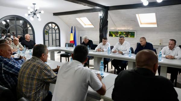 Marcel Ciolacu, întâlnire cu minerii de la mina de uraniu Crucea