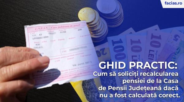 Sprijin pentru cei ale căror pensii au fost recalculate greşit. FACIAS: Au dreptul la pensii corecte!