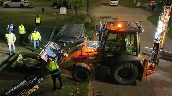 Au început lucrările de renovare la planșeul Unirii