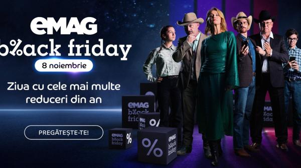 eMAG Black Friday 2024: comenzi în valoare de 220 mil lei, în primele 30 de minute de la start