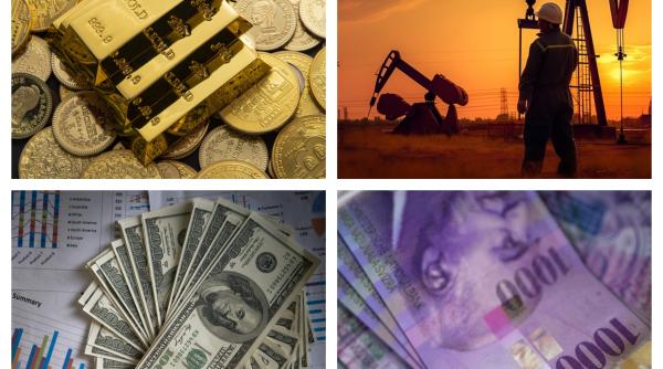 Aurul, petrolul și activele de refugiu înregistrează creşteri importante după intensificarea conflictului Rusia-Ucraina