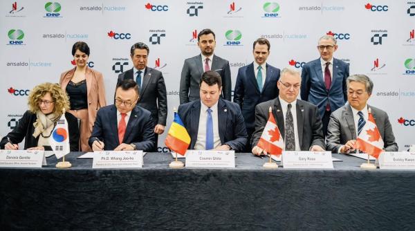 Retehnologizarea Unității 1 CNE Cernavodă: contract de 1,9 miliarde EUR semnat cu un consorțiu internațional