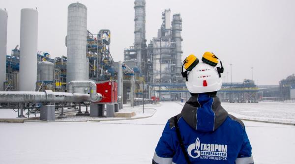 Gazprom va trimite vineri 42,4 mcm de gaze în Europa prin Ucraina