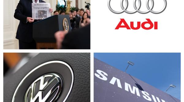 De la Audi la Samsung şi Volkswagen: Lista companiilor care vor resimţi șocul tarifelor impuse de Trump