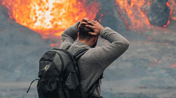 Erupţia Vezuviului a transformat creierul unui om în sticlă