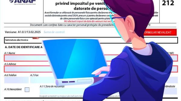 ANAF, informare despre Declaraţia unică 2025: Ce trebuie să ştie contribuabilii