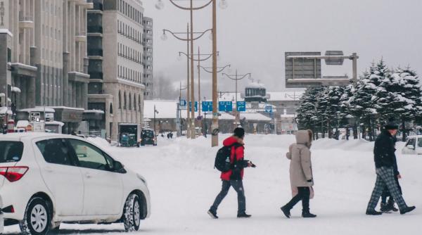 Avertizare de vreme rea: Strat de zăpadă de până la 4 cm în București