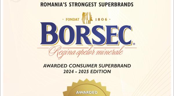 Borsec, reconfirmat Superbrand pentru a opta oară