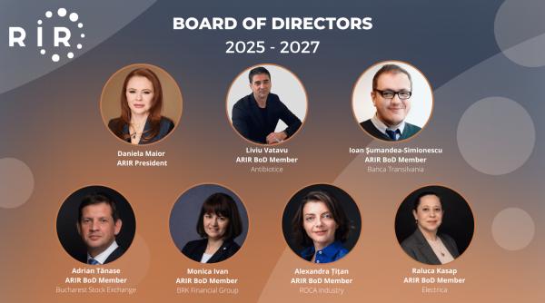 ARIR anunță componența noului Consiliu Director