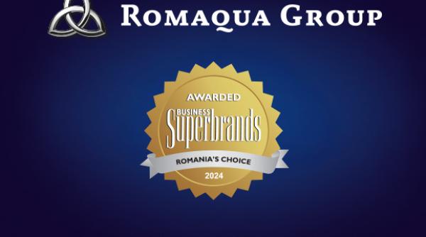 Romaqua Group obține statutul de Business Superbrand