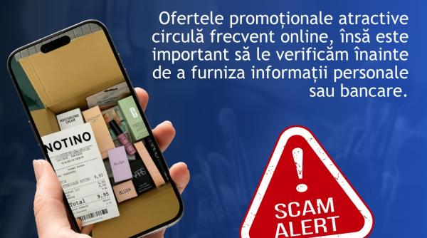 Tentativă de fraudă online cu identitatea Notino