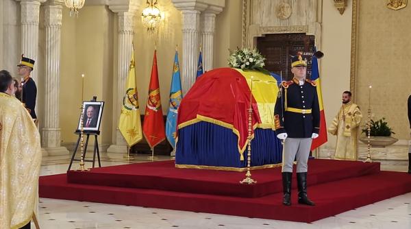 Funeralii Ion Iliescu. Trupul fostului preşedinte, depus la Palatul Cotroceni