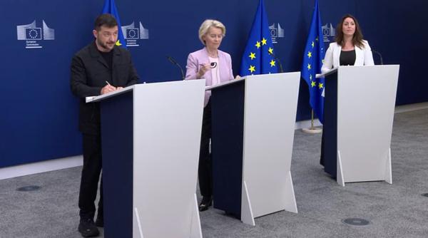Von der Leyen, lideri europeni și șeful NATO, alături de Zelenski la Washington pentru discuții cu Trump