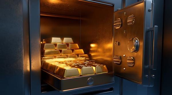 Rezervele de aur ale SUA sunt de 90 de ori mai mari decât valoarea trecută în registre