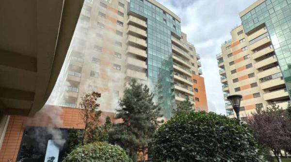 Ro-Alert în Sectorul 6: incendiu cu degajări mari de fum pe Calea Plevnei - Update