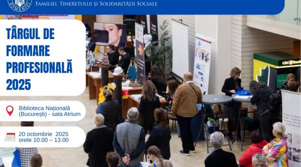 Peste 500 de programe de formare pentru adulți, la Târgul organizat luni de Ministerul Muncii