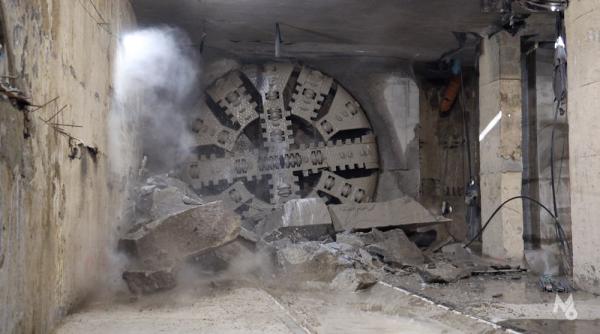 Tunelul Magistralei 6 înaintează: TBM „Sfânta Maria” a ajuns la viitoarea stație Gara Băneasa