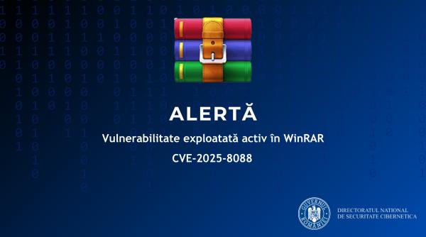 Alertă de securitate de la DNSC: WinRAR, exploatat activ de hackeri. Milioane de utilizatori, în pericol