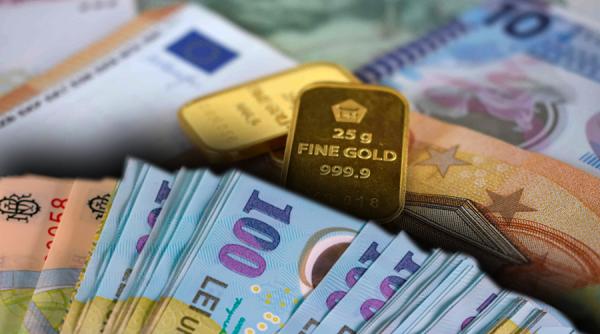 Curs BNR: euro stabil, dolar în scădere, aurul urcă din nou