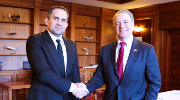 Ciprian Șerban, întâlnire cu ambasadorul SUA în România. Discuții despre investiții în infrastructură