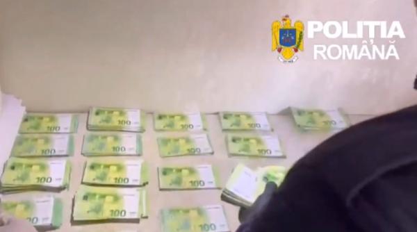 Fabrică de bani falşi în România. Descineri la locaţie - Video