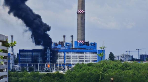Nou incendiu la CET Vest. S-a emis avertizare RO-Alert