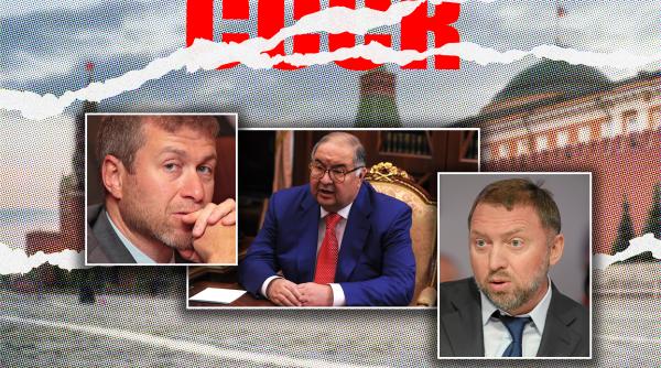 Oligarhii lui Putin, prinși în capcana propriilor averi. Ce se întâmplă acum cu Usmanov, Abramovici și Deripaska