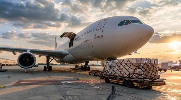 Afacerile din transportul aerian de cargo prind viteză. Peste 14.500 de tone de marfă procesate în primul trimestru