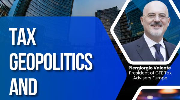 Cum schimbă AI și economia digitală fiscalitatea. Piergiorgio Valente: Avem un puzzle de lucruri interconectate