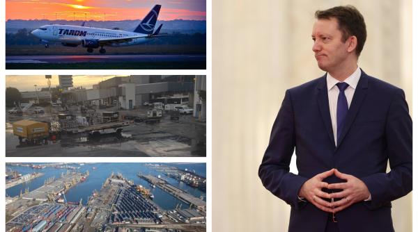 Ce planuri are Siegfried Mureşan pentru TAROM, Aeroportul Otopeni şi Portul Constanţa: "Nu promitem să salvăm companii"