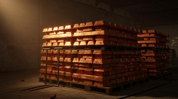 Cuprul trece de 14.600 de dolari pe tonă. China revine la cumpărături, iar o grevă amenință producția din Chile