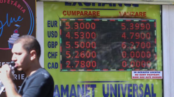 Curs BNR, 8 octombrie. Euro scade, dolarul și aurul urcă